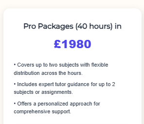 Pro Packages (30 hours) in