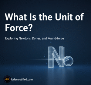 What Is the Unit of Force?
