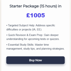 Starter Package (15 hours) in