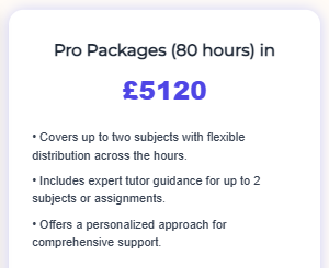 Pro Packages (80 hours) in
