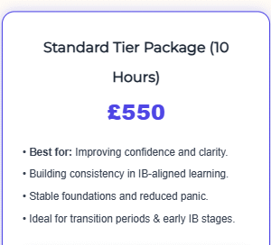 Standard Tier Package (10 Hours)