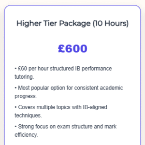 Higher Tier Package