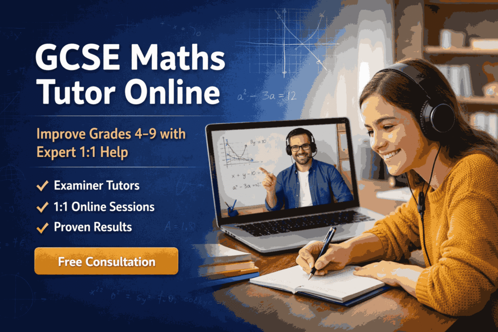 GCSE Maths tutoring online