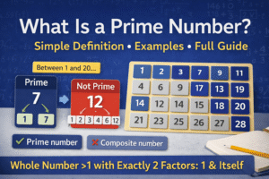 What Is a Prime Number? Simple Definition, Examples & Full Guide for GCSE