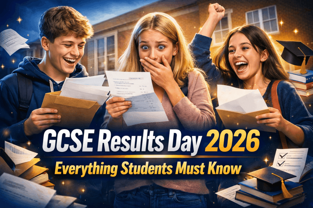GCSE results day excitement 2026