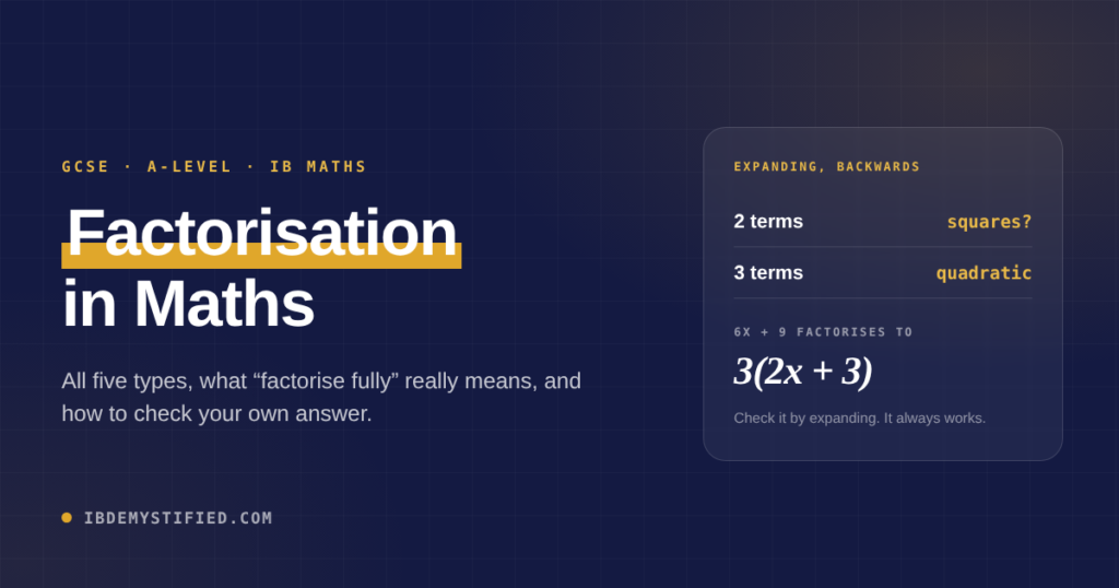 factorisation